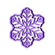 Flocon2.stl STL-Datei Snowflake Punch - Winter kostenlos・3D-Druck-Vorlage zum herunterladen, EnvyCrea