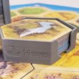 20210820_202834.jpg CATAN COMPATIBLE Hexagon storage for many versions