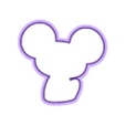 mouse 3.25in.stl 5 sizes - Mouse Animal Cookie Cutter - SHARP cutting edges - So Versatile!