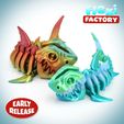 Dan-Sopala-Flexi-Factory-Shark_10.jpg Archivo STL Flexi Print-in-Place Esqueleto Tiburón・Design para impresora 3D para descargar