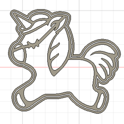Captura-de-pantalla-2023-08-05-191053.png STL-Datei Niedlicher Einhorn-Ausstecher・3D-druckbare Vorlage zum herunterladen