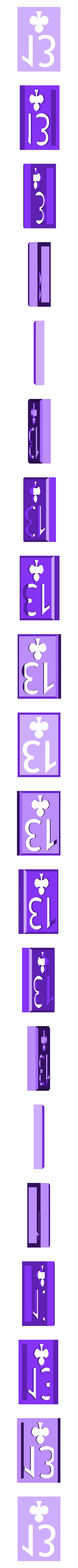 BlockClubs13.stl Player Card Tiles with Transforming Box