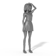 Natsuko-Mogi1.png Natsuko Mogi anime girl character from Initial D series 3D print model