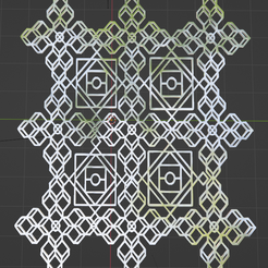 lace22-Copy.png STL file Futuristic Lace Fabric・3D printable model to download