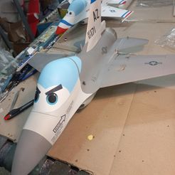 회전-s20230729_105515.jpg Montageanleitung R/C Cartoon Fatty F-16 50mm/70mm EDF