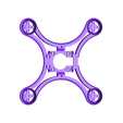Frame_FPV_120mm_version_luminier.stl Fichier STL gratuit Mini Quadcopter fpv Racer 120mm micro FC lumenier racing F4 Brushless 1103 10.000kv 2S・Design à télécharger et à imprimer en 3D