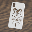 Case iphone X y XS aries.png Case Iphone X/XS Aries