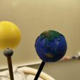 TELLURION, SOLAR SYSTEM, SUN, EARTH, MECHANICAL MOON