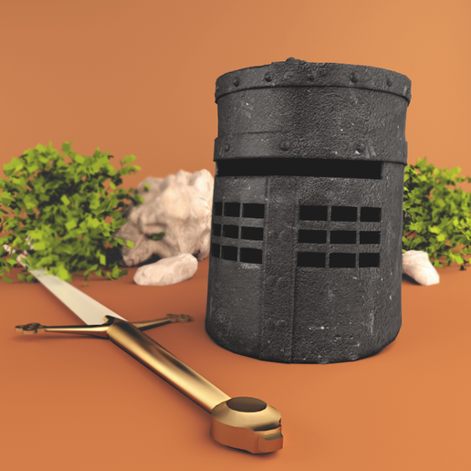 halmet Pinterest.png Monty Python Black Knight Helmet