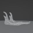 Skull_06.jpg STL-Datei Filigraner Ziegen- oder Bergschaf-Schädel mit Horn・3D-druckbare Vorlage zum herunterladen, abhijitraja