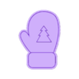 Mitten 01 plunger.stl Mitten bath bomb mold