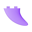 fin_Waves_center_A.stl Surf Fins - Waves