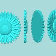 s9-8.jpg Sunflower 09 - Silicone Mold Maker - Template