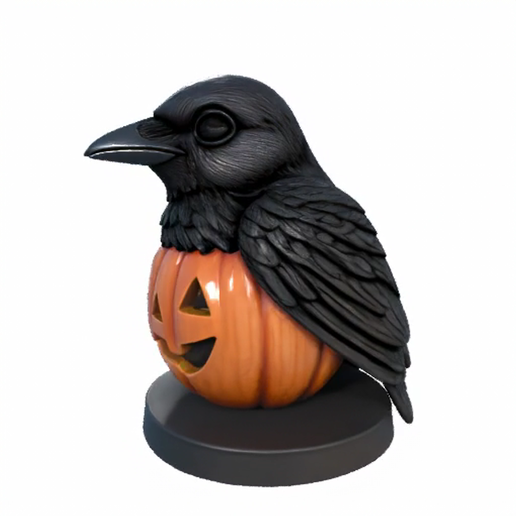Screenshot_102.png Pumpkin Crow - Crow in a pumpkin for 3D printing