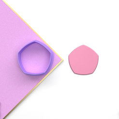 Halloween-Zoom-x-3.png Digital .Stl Polymer Clay Cutter Reuleaux Pentagon *5 Size 3 Version Cut/Geometric Polymer Cutter/File For Use In A 3D Printer