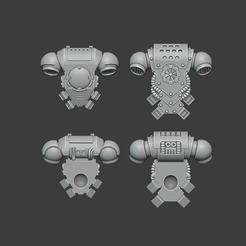 0.png 3D-Datei Ein Rucksack für die Space Troopers. kostenlos・Objekt zum Herunterladen und Drucken in 3D
