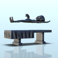 82.png Alien on operating table with baby-alien (11) (+ pre-supported version & rounded base) - SF Warhordes ET extraterrest Confrontation