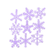 snowflakes FREE.stl ❄️ HANGING SNOWFLAKES ❄️