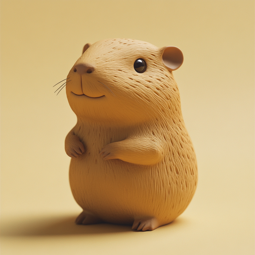 Capibara 3D model