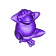 zabkalezaca-Fusion_0.stl frog figurine, lying frog