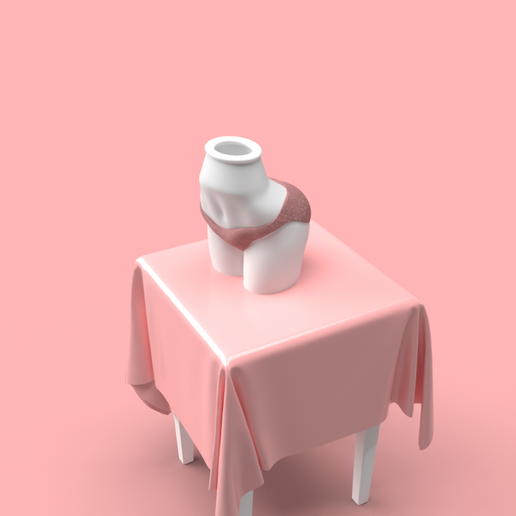 Body Vase (1) 3D model