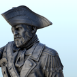 14.png Pirate with sword on treasure chest (2) - Pirate Jungle Island Beach Piracy Caribbean Medieval