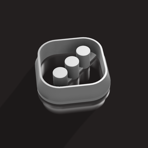 DICE POLYMER CLAY CUTTER 3D model