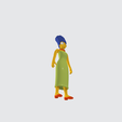 5.png Marge Simpson - modelo 3d