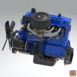 Generator-on-the-right_2.jpg KIT DE CONVERSION DU GENERATEUR PAR LE BAS DROIT - pour les moteurs Slant Six