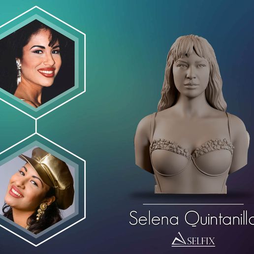 Selena Quintanilla Bust Sculpture