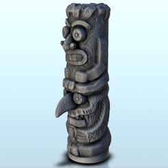 1.png STL file Totem pole with mythical animals (1) - Pacific War WW2 Jungle Island Medieval Palm Beach Vietnam Viet Cong Iwo Jima Laos Cambodia・3D printer model to download, Hartolia-Miniatures