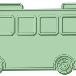 Bus-3_e.png STL file Bus 3 100mm cookie cutter・3D printer design to download