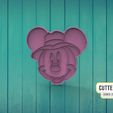 mickey-safari-cara.jpg Fichier STL Mickey Mouse Safari Face Cookie cutter・Plan pour imprimante 3D à télécharger