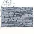 Stone-wall0000.jpg Broken Cliff Panel for 3D Printing