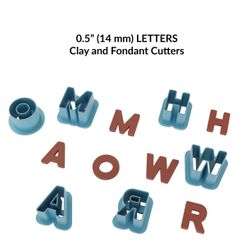 cults-view1.jpg 0.5" (14mm) LETTERS Clay and Fondant Cutters, 26 Downloadable STL files