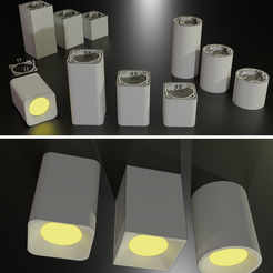 2.png STL-Datei Funktionaler Produktlichtpunkt für LED・3D-druckbares Modell zum Herunterladen