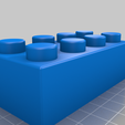 LegoBox_2x4_Stackable_Top.png Simple LEGO Brick Style Stackable Boxes