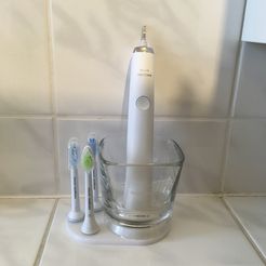 IMG_0612.JPG Stand for Philips Sonicare Diamond Clean incl. glass (tooth brush stand)