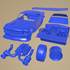 a004.png MUSTANG HOONICORN PRINTABLE CAR IN SEPARATE PARTS