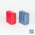 sd red blue 1.jpg Geared SD Card Case with Snap-fit Hinge and magnets too :)