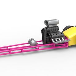 1.jpg Fichier 3D Dragster à trois roues à moteur avant à l'échelle 1:25・Design pour imprimante 3D à télécharger