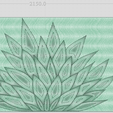 hojas-p2.png Wave Panel 3D CNCrouter Aspire STL DXF Furniture wall art