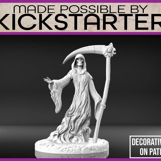 Grim Reaper - Tabletop Miniature 3D model