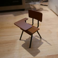 P1030755.JPG Free OBJ file Vintage school desk・3D printing model to download