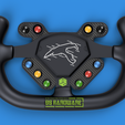 e.png Steering Wheel Button Box Plate Hub | GT3 GT2 Sparco Recaro OMP | 3D Printer Sim Racing