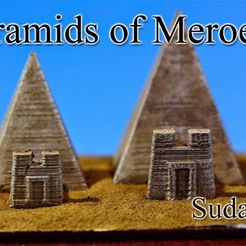 174-01_display_large.jpg Free STL file Pyramids of Meroe ‐Sudan‐・3D printer design to download