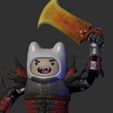 FinnTheHunter4.jpg Adventure Time x Monster Hunter - Finn The Hunter 3D Fanart