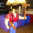 02.jpeg PICKAXE The Real Ghostbusters Haunted Humans Hard Hat Horror Ghost