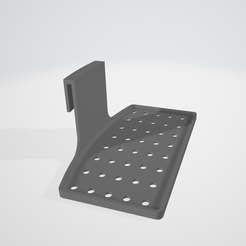 portesavonMB01.png Free STL file Porte-savon pour douche circulaire / Soap holder for circular shower・3D printer model to download
