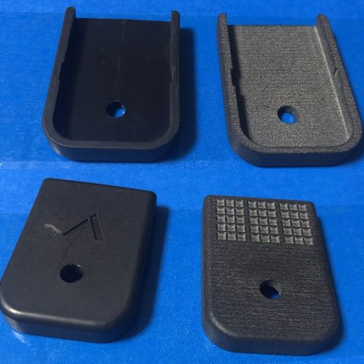 🔫 kriss vector magazine botom plate(dot matrix)・ STL File for 3D ...